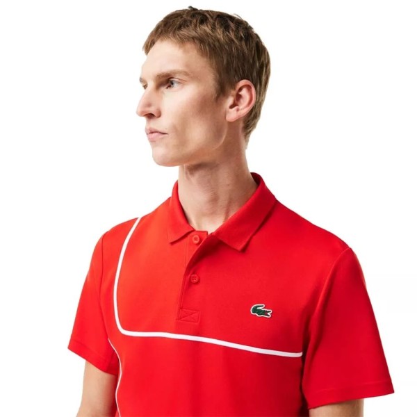 Lacoste Tennis Red polo3