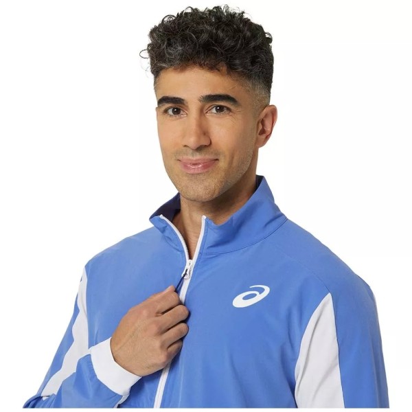 Asics Match Jacket Blue / White4