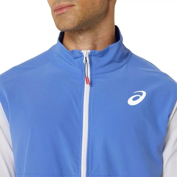 Asics Match Jacket Blue / White5