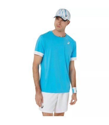 T-shirt Asics Court Bleu Clair | Ipontennis