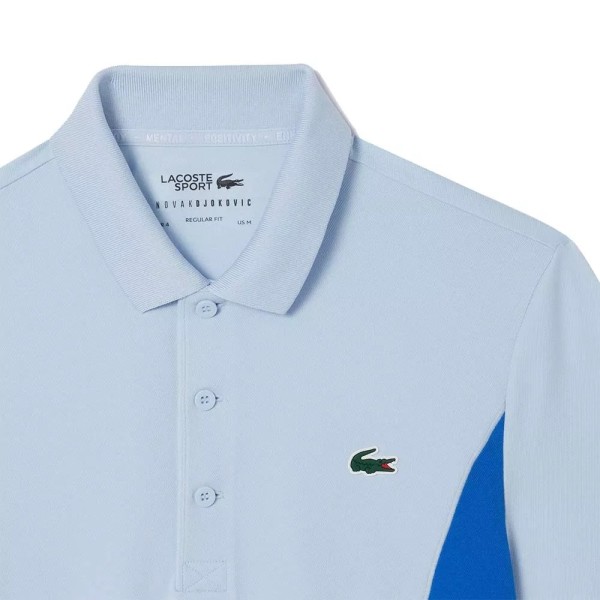 Lacoste Tennis Polo Novak Djokovic Light blue2