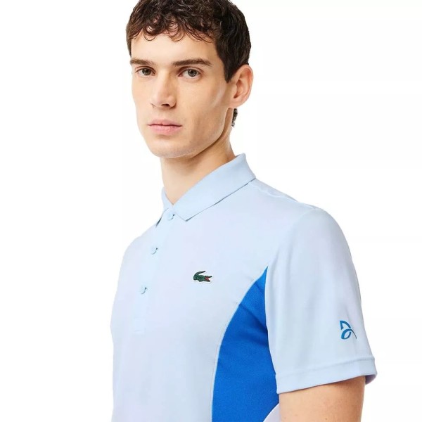 Lacoste Tennis Polo Novak Djokovic Light blue4