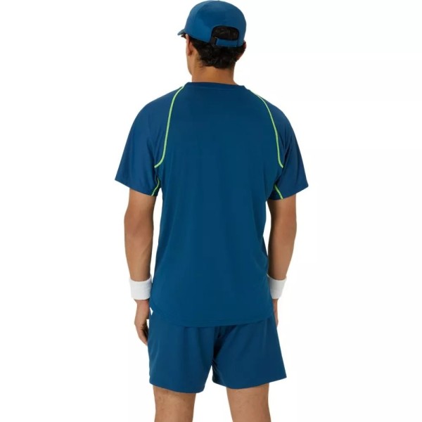 Asics Match T-Shirt Blue2