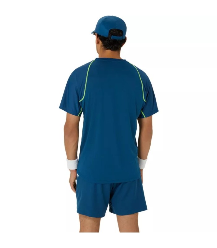 Asics Match T-Shirt Blue2