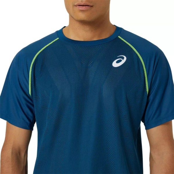 Asics Match T-Shirt Blue4