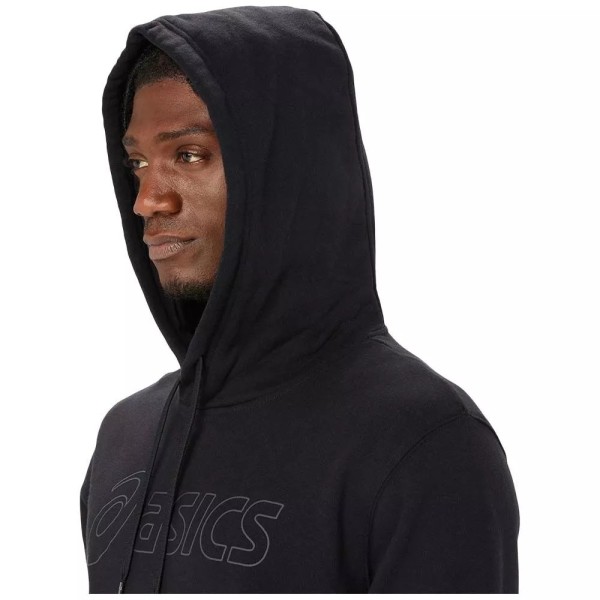 Asics Logo Hoodie Black4