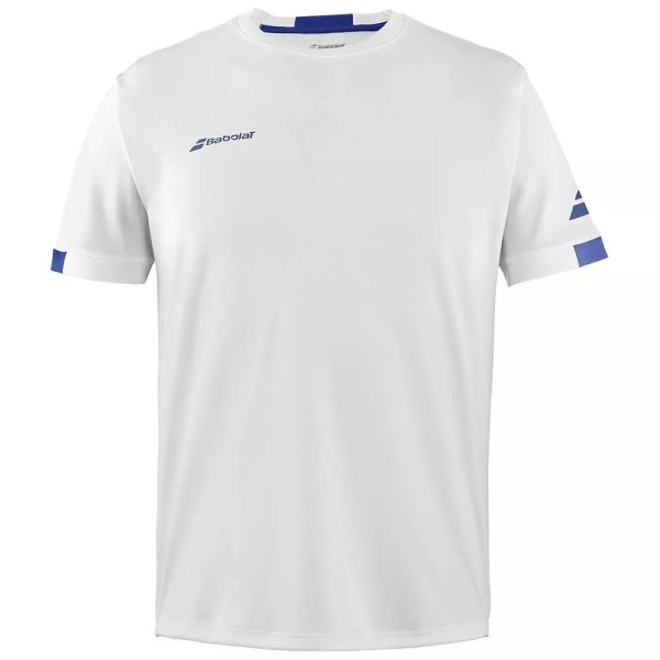 Babolat Play Crew Neck White T-Shirt1