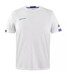 Babolat Play Crew Neck White T-Shirt | IPONTENNIS
