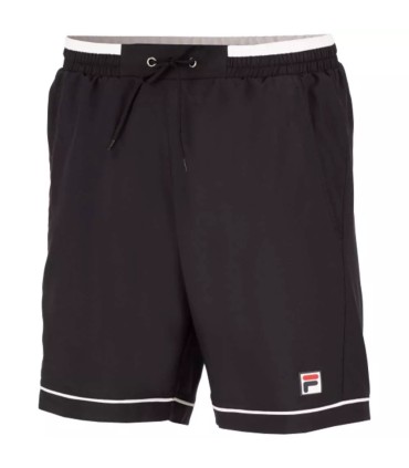 Fila Steve Shorts in Schwarz und Weiß | Ipontennis