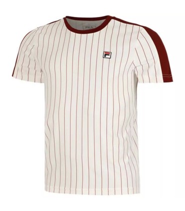 Fila Jascha 2 T-Shirt Weiß   Bordeaux | Ipontennis