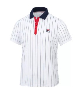 Polo Fila Stripes White1