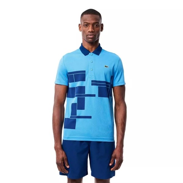 Polo Lacoste Tennis Novak Djokovic Fan Blue Polo5