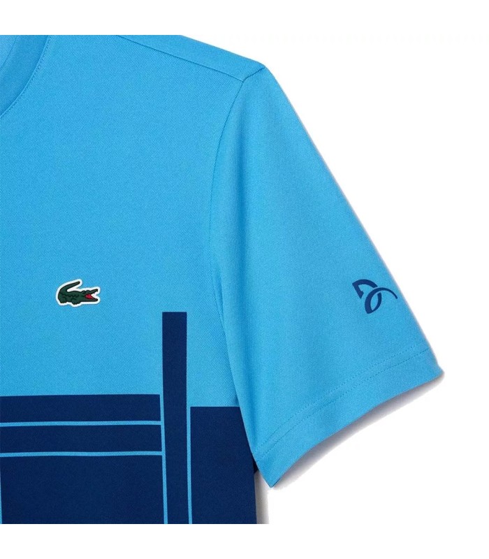 Lacoste X Novak Djokovic Blue T-Shirt2