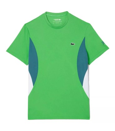Lacoste Tennis Novak Djokovic Green T-Shirt | IPONTENNIS