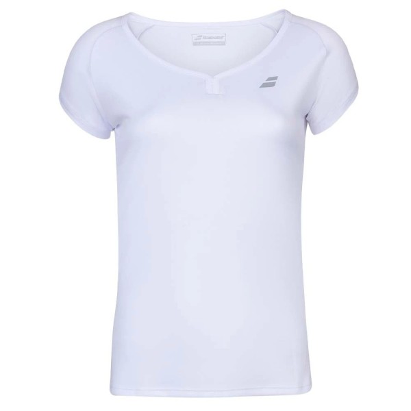 Babolat Play Cap Woman White T-Shirt1