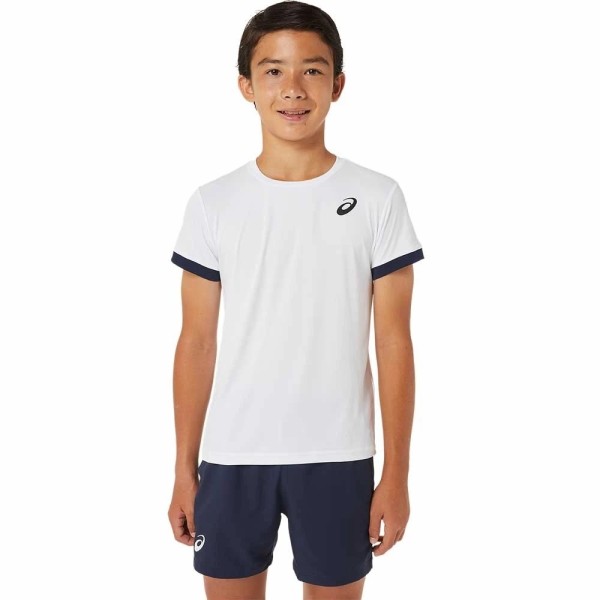 Asics Junior Weißes T-Shirt | Ipontennis