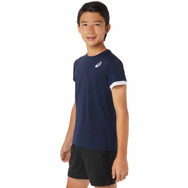 Marineblaues T-Shirt für Jugendliche von Asics | Ipontennis