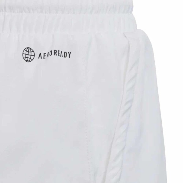 Adidas Junior Club 3 Rayures Short Blanc | Ipontennis