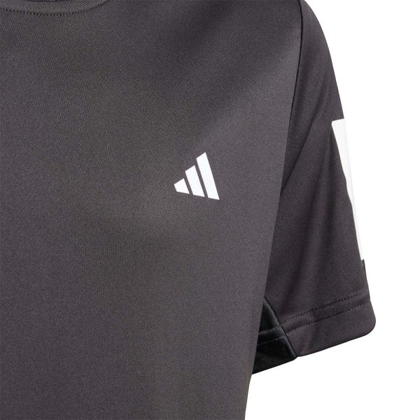 T-shirt Noir Junior Adidas Club 3-Stripes | Ipontennis