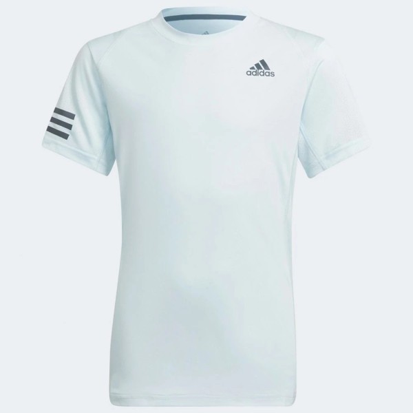 Adidas Club 3 Stripes Blue Junior T-Shirt1