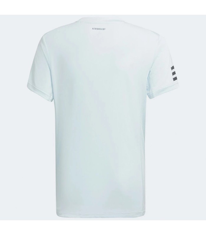 Maglietta Blu Junior Adidas Club 3 Strisce | Ipontennis