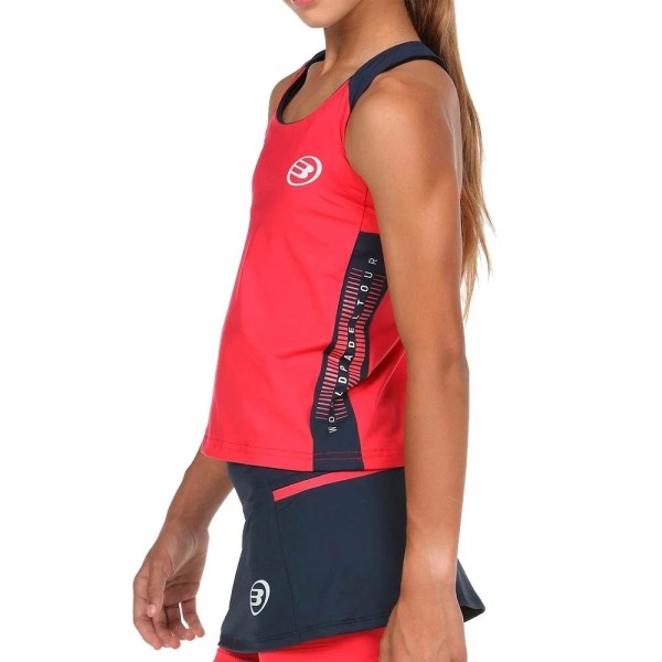 Bullpadel Junior Ravolta Red tank top2
