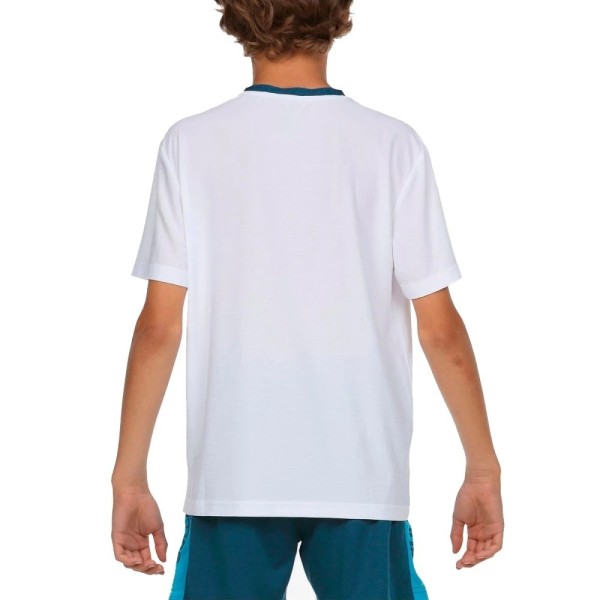 Weißes Bullpadel Junior Cumbal T-Shirt | Ipontennis