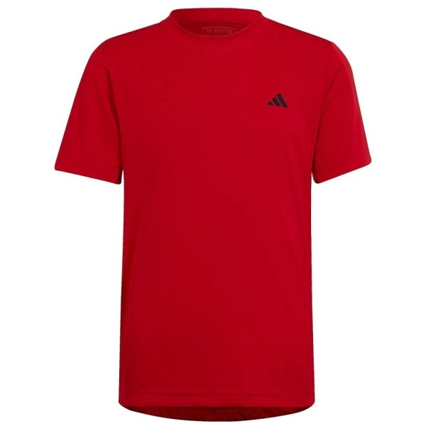 Camiseta Roja Junior de Tenis Adidas Club