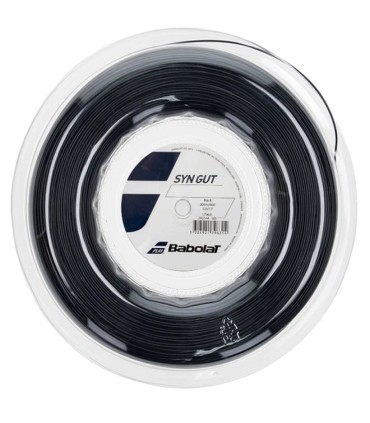 Rolo de Corda Babolat Syn Gut Preto 200m | IPONTENNIS