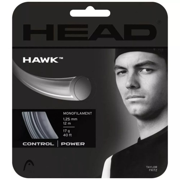 CORDA HEAD HAWK GRIGIO 12M | Ipontennis