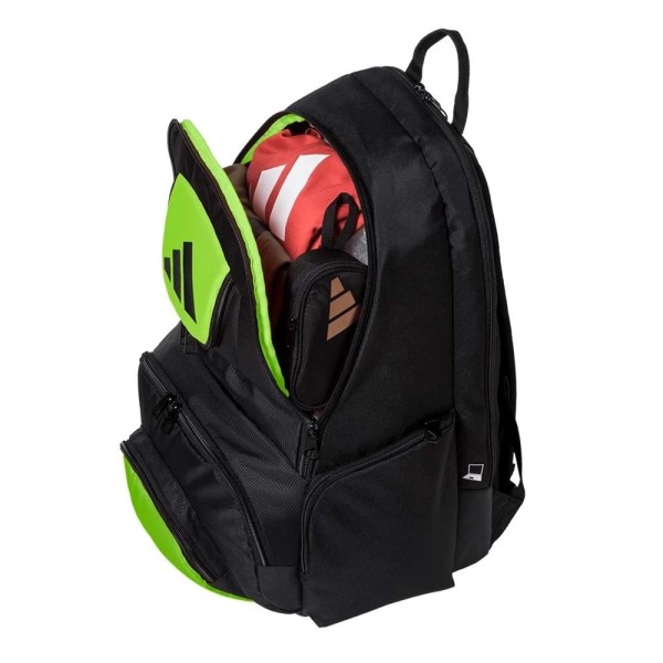 Adidas Pro Tour Black Green Backpack | IPONTENNIS
