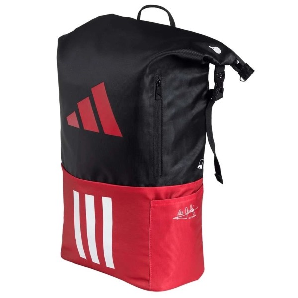 Mochila Adidas Multigame Galán Negro/Rojo 1