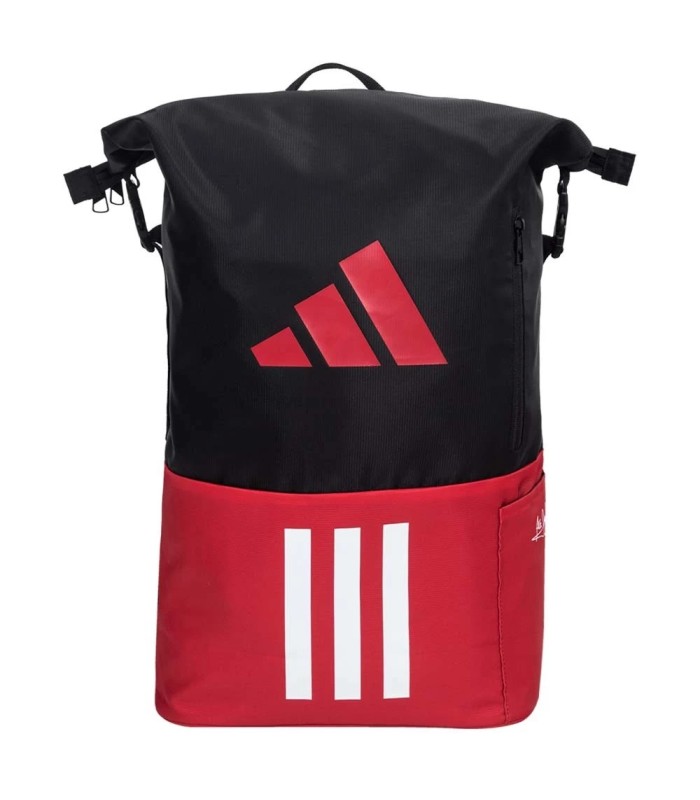 Mochila Adidas Multigame Galán Negro/Rojo 2