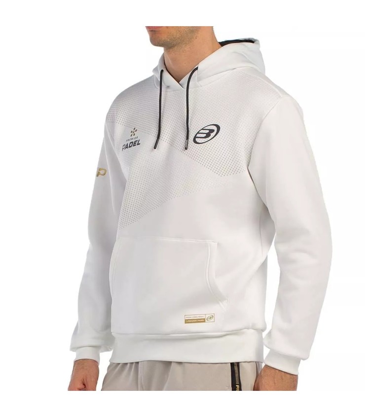 White Bullpadel Premier Padel Baque Sweatshirt | Ipontennis