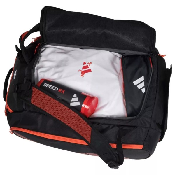 Bolsa térmica Adidas Pro Tour 3.3 Negra / Naranja 5