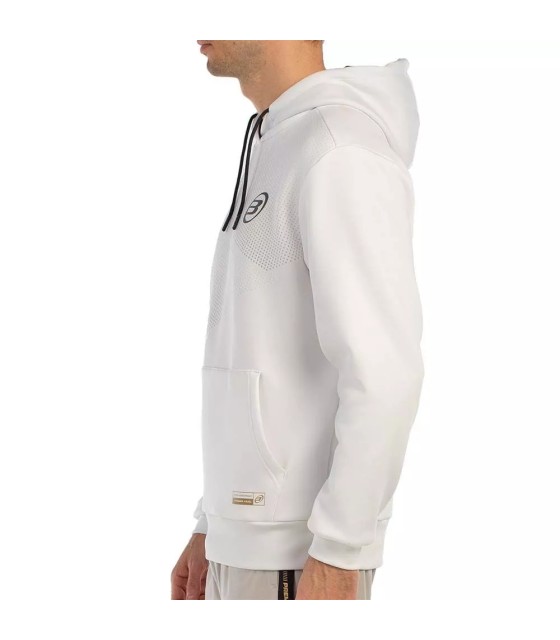 Sudadera Blanca Bullpadel Premier Padel Baque 3