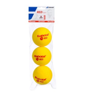 Bolsa de 3 bolas de espuma roja Babolat 1