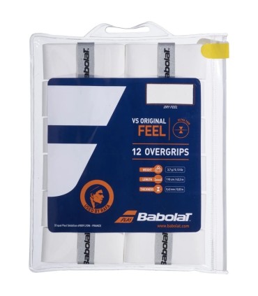 12 Overgrips Babolat VS Grip Original Bianco | IPONTENNIS