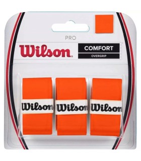 Pack of 3 Wilson Pro Overgrip Orange Burn | IPONTENNIS