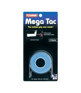 Pacco da 3 overgrip blu Tourna Mega Tac XL | IPONTENNIS