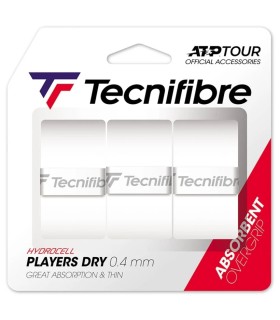 Pacco da 3 Overgrip Tecnifibre Players Dry Bianchi | IPONTENNIS
