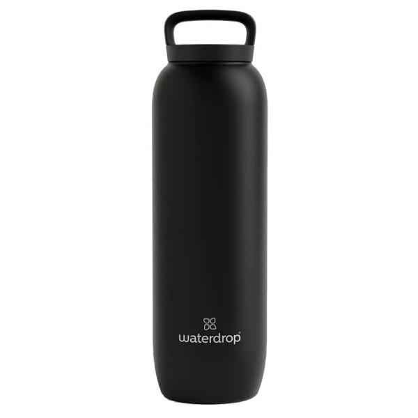 Waterdrop Black Thermal Bottle | Ipontennis