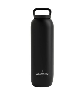 Waterdrop Black Thermal Bottle | Ipontennis