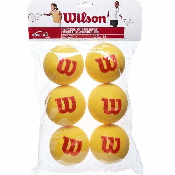 Bolsa de 6 pelotas de espuma Wilson Starter 1