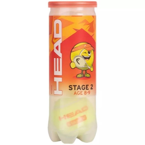 Bote de 3 pelotas Head TIP Naranja 1