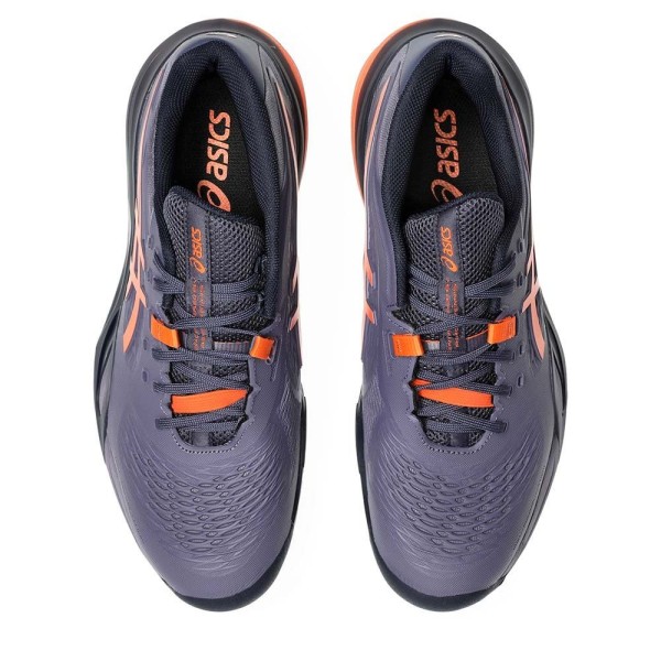Tenis Asics Gel Resolution X Roxo Laranja | IPONTENNIS