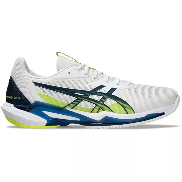 Zapatillas Asics Gel Solution Speed FF 3 Blanco / Amarillo / Azul 1