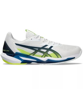 Zapatillas Asics Gel Solution Speed FF 3 Blanco / Amarillo / Azul 1