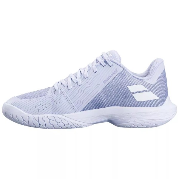 Tenis Babolat Jet Tere All Court Mulher Branco Azul Claro | IPONTENNIS