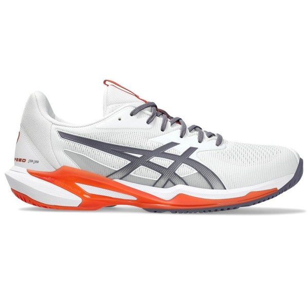 Tenis Asics Gel Solution Speed FF 3 Branco Malva Laranja | IPONTENNIS